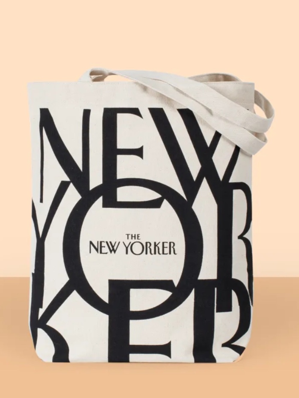 The New Yorker Classic Canvas Tote Bag
